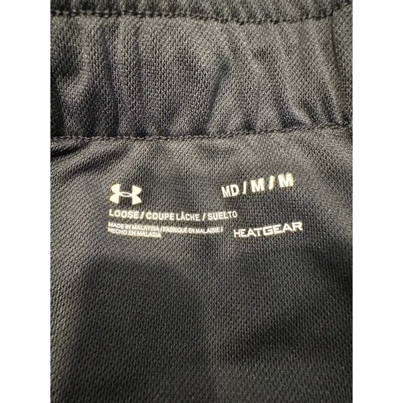 Under Armour Black & White Athletic Shorts M - Picture 4 of 5